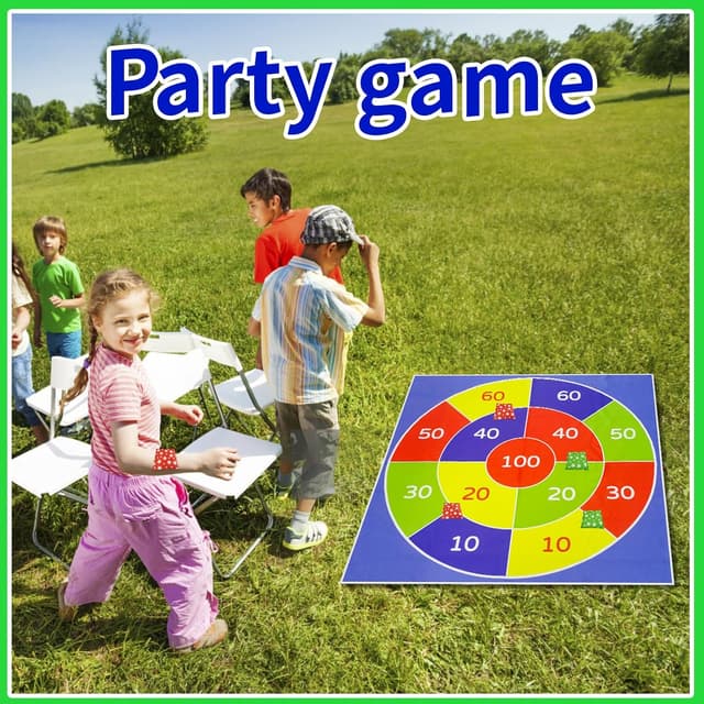 Detalle de Safe Throwing Game Bean Bag Toss Mat