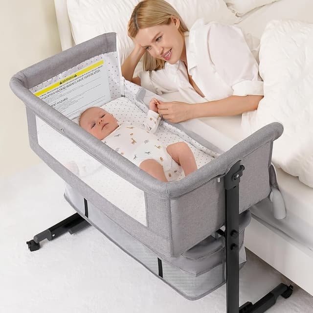 Thumbnail 6 de 3-in-1 Bedside Bassinet with Wheels
