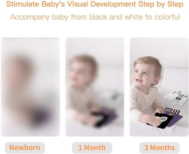 Detalle 2 de beiens High Contrast Flashcards 80 pcs, 5.5"