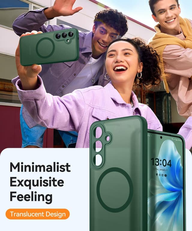 Thumbnail 3 de CANSHN Galaxy S24 Coque magnétique 6,2″