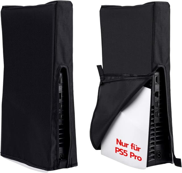 Detalle de Tolesum Schutzhülle für PS5 Pro – Staubschutz Dust Cover (schwarz, nicht für PS5/PS5 Slim)