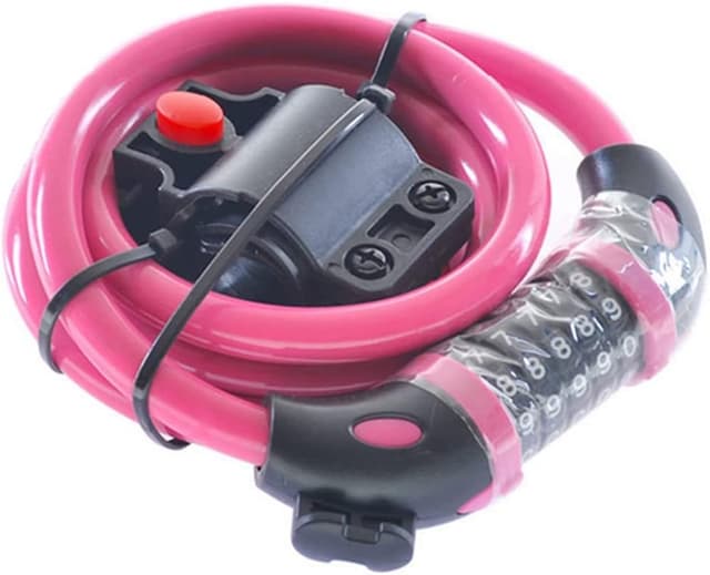 Detalle 2 de GOFRIEND 5-Digit Combination Coiling Cable Lock (1.2m x 12mm) for Outdoors