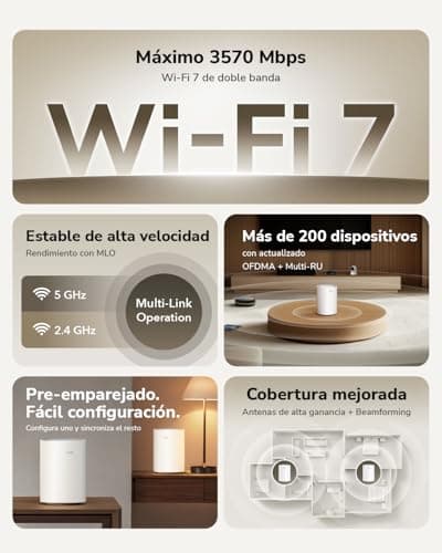 Detalle 2 de Cudy BE3600 Sistema de malla Wi-Fi 7 ⚡ Hasta 2500 pies