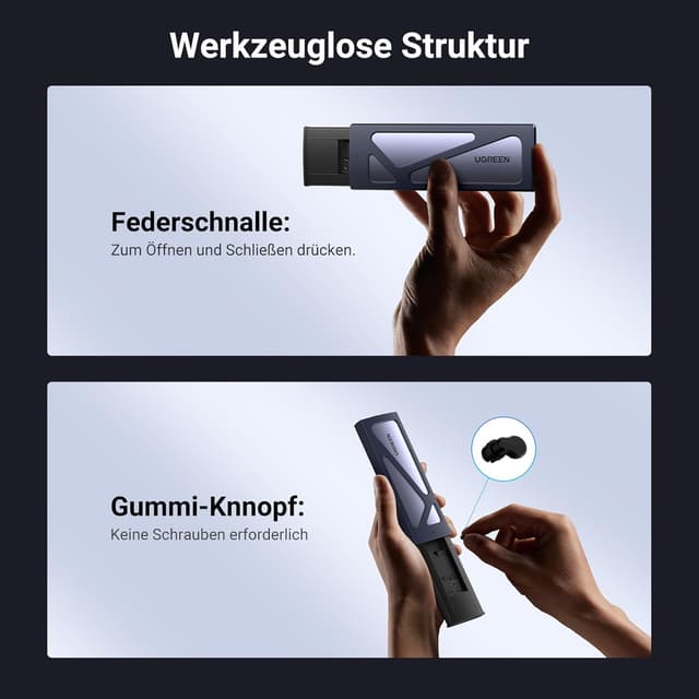 Thumbnail 5 de UGREEN NVMe Gehäuse 10 Gbps 💾