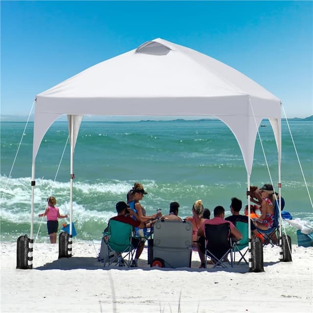 Thumbnail 2 de Yaheetech Carpa plegable 3x3m Blanco