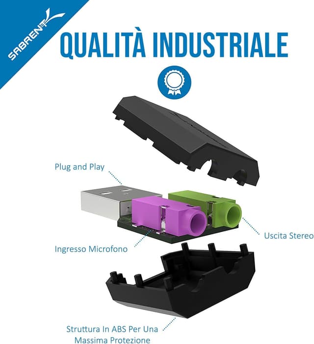 Thumbnail 6 de SABRENT AU-MMSA audio USB 3,5 mm