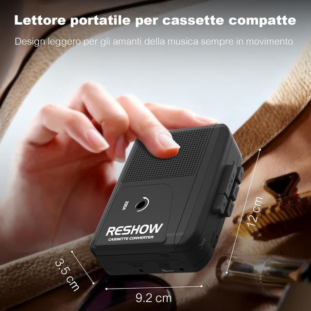 Thumbnail 6 de Reshow Lettore cassette portatile 1️⃣