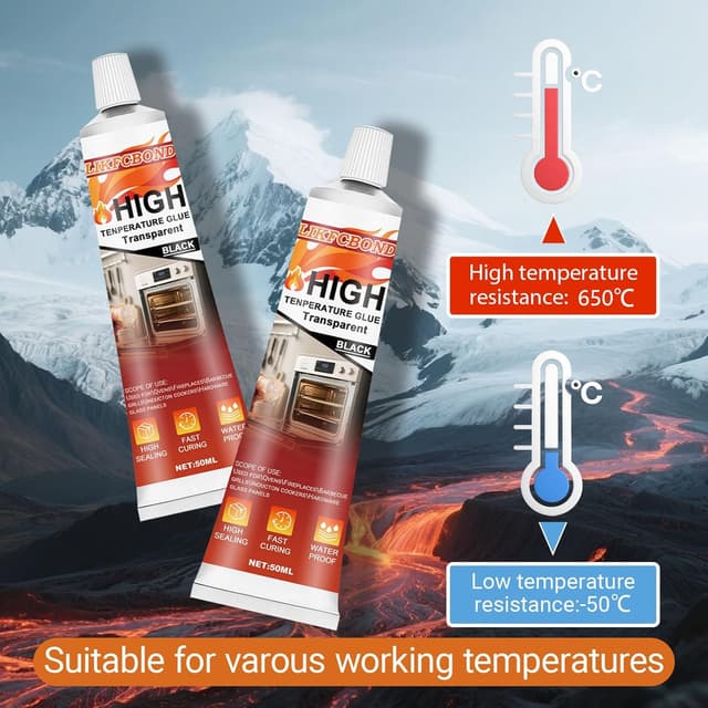 Thumbnail 3 de LIKFCBOND Pegamento Alta Temperatura 100 ml 650°C