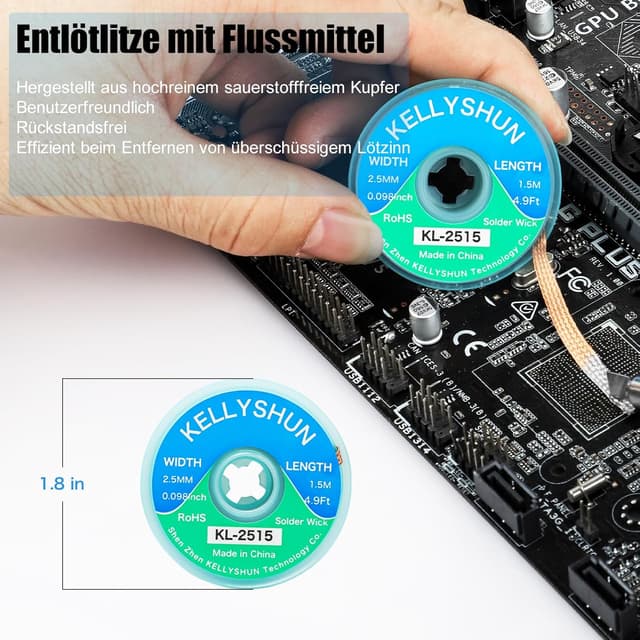Detalle de KELLYSHUN KL-558 Flussmittel 10 ml