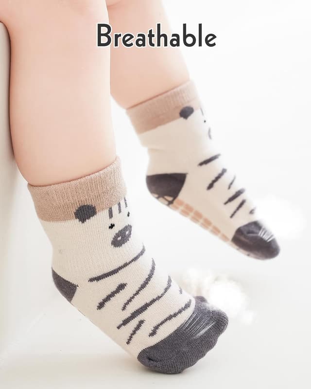 Thumbnail 5 de Kyopp 5 Paar Babysocken Stoppersocken