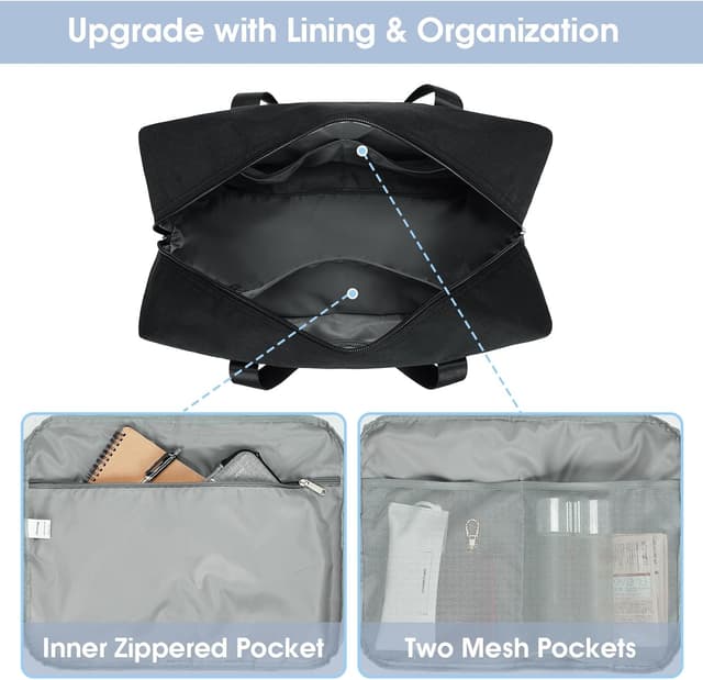 Detalle de Large Cabin Bag 56x45x25 (40L) Weekend Overnight Bag – Army Green with Shoulder Strap