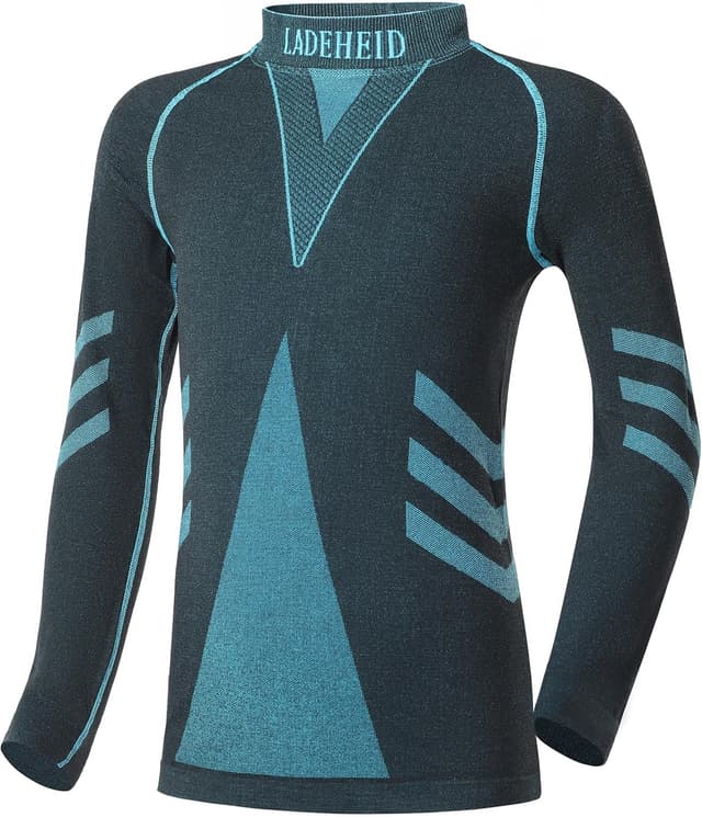 Detalle de Ladeheid Maglia Termica Bambino e Bambina a Manica Lunga LAGI007 in microfibra