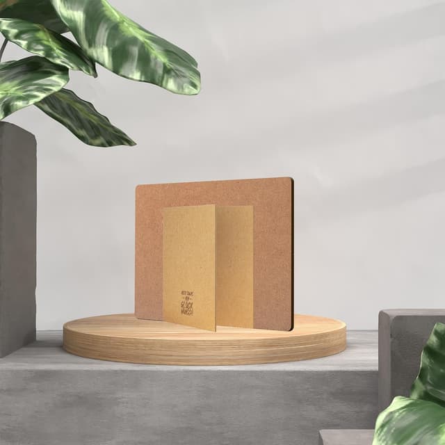 Detalle 2 de Holzkarte zum 86. Geburtstag mit Ortsschild-Motiv und Umschlag – handgefertigte Geburtstagskarte