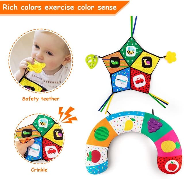 Detalle 2 de teytoy Tummy Time Pillow with Crinkle Mat 0-6 Months