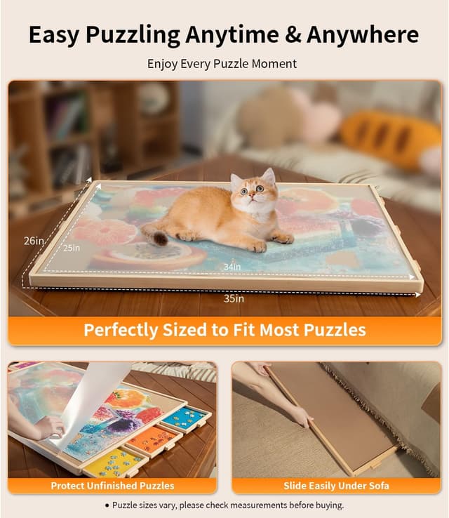 Thumbnail 5 de JOIN&JOY 1500 Piece Puzzle Board Pro 34" x 25