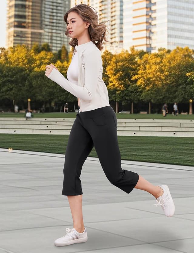 Thumbnail 2 de MOVE BEYOND Butterweiche Damen Bootcut Yogahose mit Bauchkontrolle und 4 Taschen