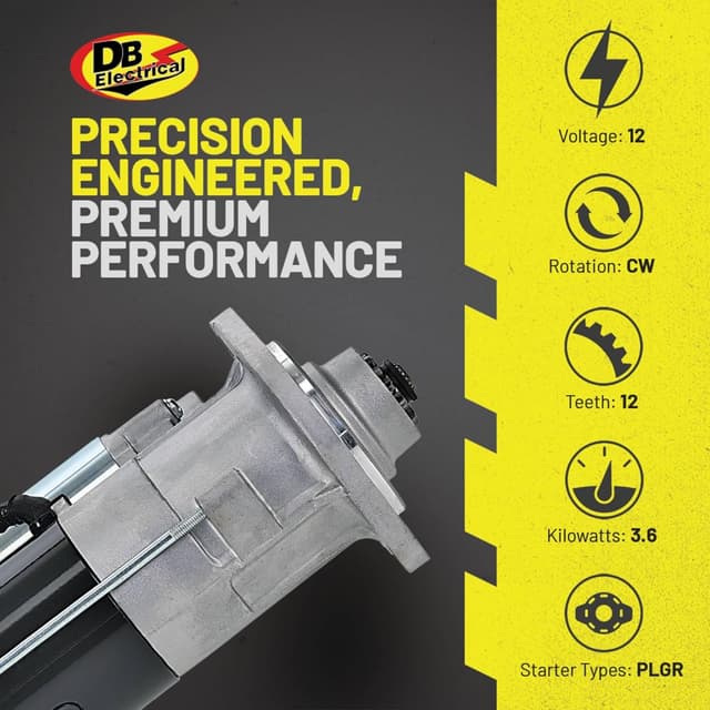 Detalle de DB Electrical 410-48076 Starter for Ford Vans and Trucks