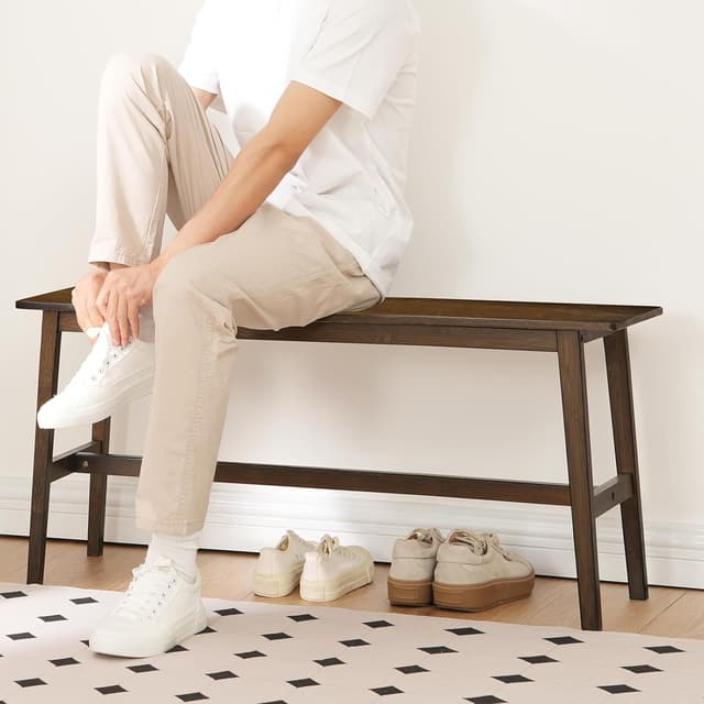 Thumbnail 4 de HOOBRO EMA03CD01G2 Banco de bambú 100 cm