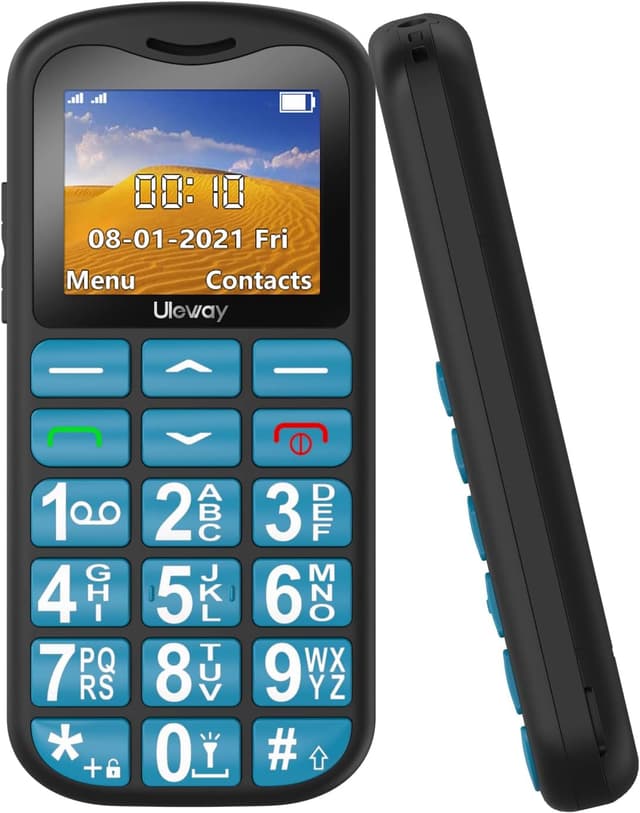 Thumbnail 1 de uleway Seniorenhandy mit großen Tasten und SOS-Taste