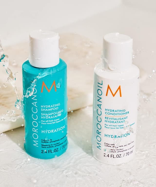 Detalle de Moroccanoil Shampooing hydratant : nettoyage doux pour cheveux normaux