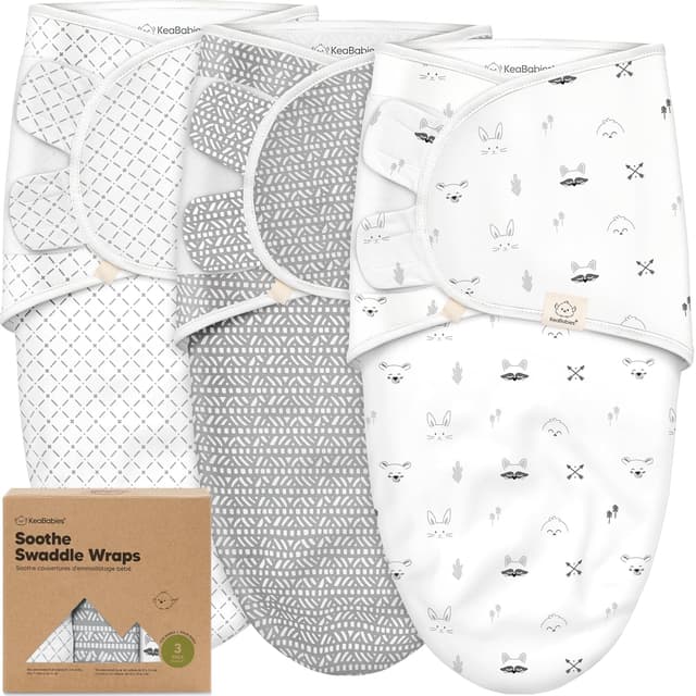 Imagen de KeaBabies 3-Pack Organic Sleep Sacks ⚙ en OfertitasTOP