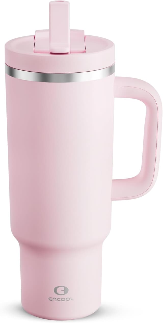 Imagen de 40 oz Insulated Tumbler with Handle 🥤 en OfertitasTOP
