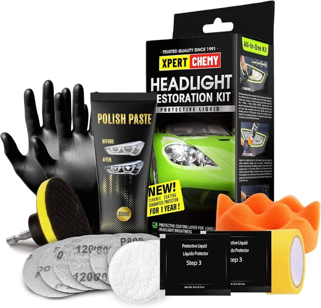 Detalle de Scheinwerfer Aufbereitung Set XPERTCHEMY für Trübung