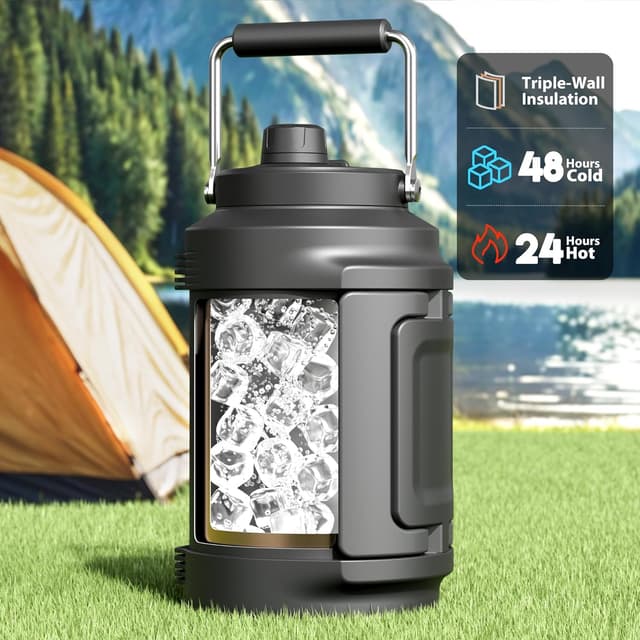 Thumbnail 1 de Meoky 128 oz Insulated Water Bottle