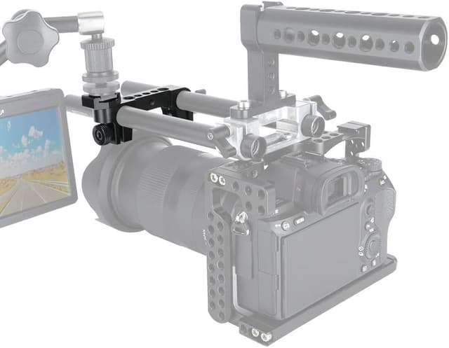 Thumbnail 3 de NICEYRIG 15mm Rod Clamp with Cold Shoe