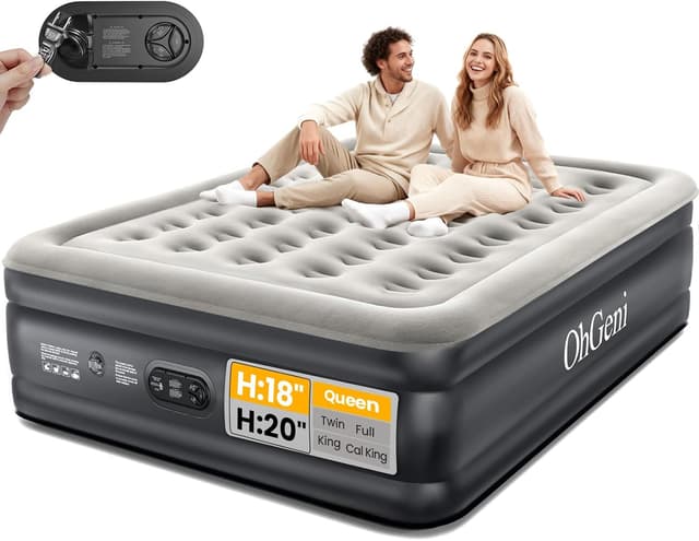 Detalle de OhGeni Air Mattress Queen 18 Raised