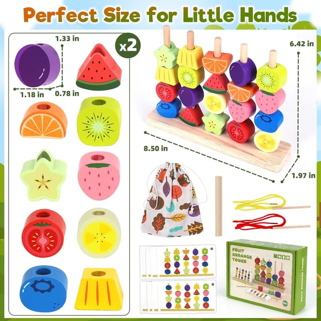 Thumbnail 6 de Montessori Wooden Toddler Toys 2–5 Years
