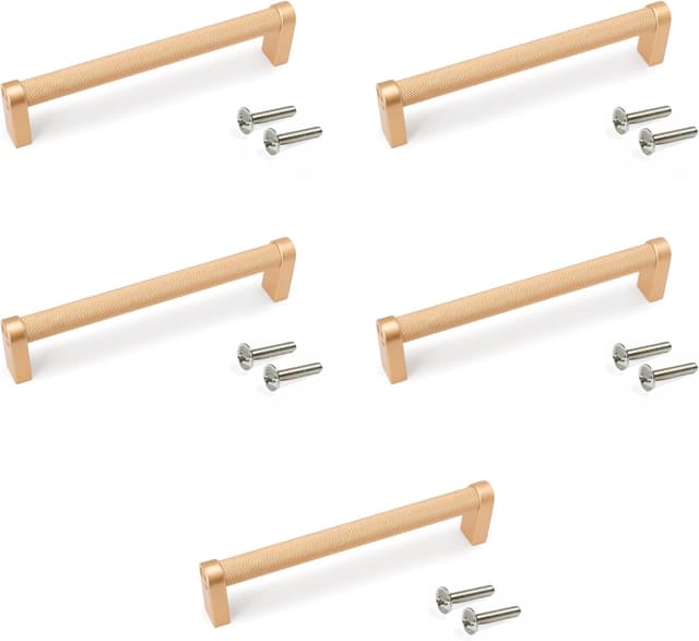 Thumbnail 4 de Emuca Möbelgriff-Set 5er Schwarz Aluminium 173 mm