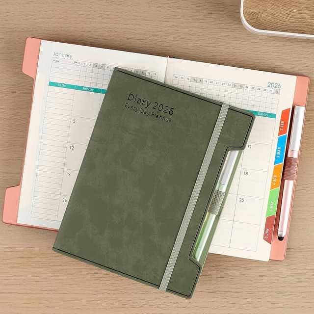 Detalle de A5 Academic Diary 2026 Daily Planner