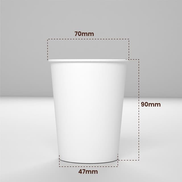 Detalle 2 de Vasos desechables de papel 7oz - Café y bebidas calientes