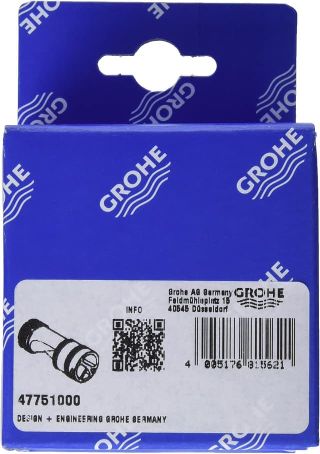 Detalle 1 de GROHE Water Flow Chrome 47751000 soap or water dispenser with black rubber bands