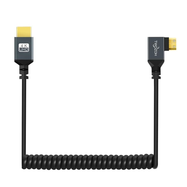 Thumbnail 6 de Twozoh Left Angled Mini HDMI to HDMI 1.5m
