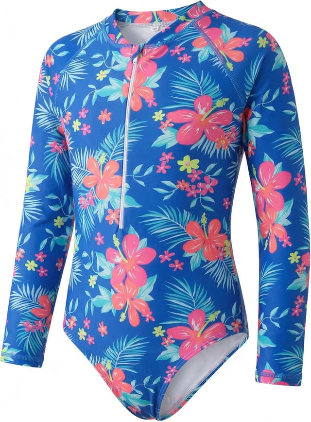 Detalle de Long sleeve sun rashguard swimsuit