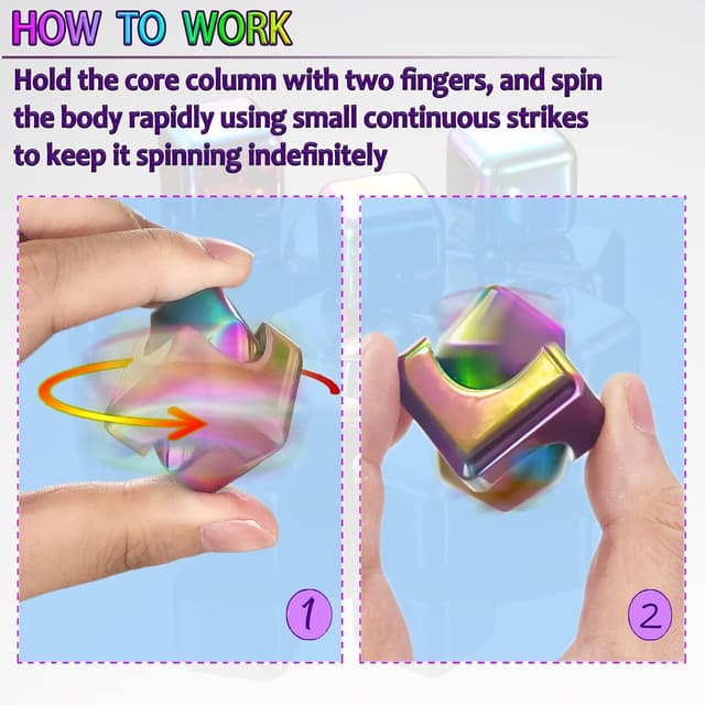 Thumbnail 4 de Fidget Spinner Cube 1.2 in