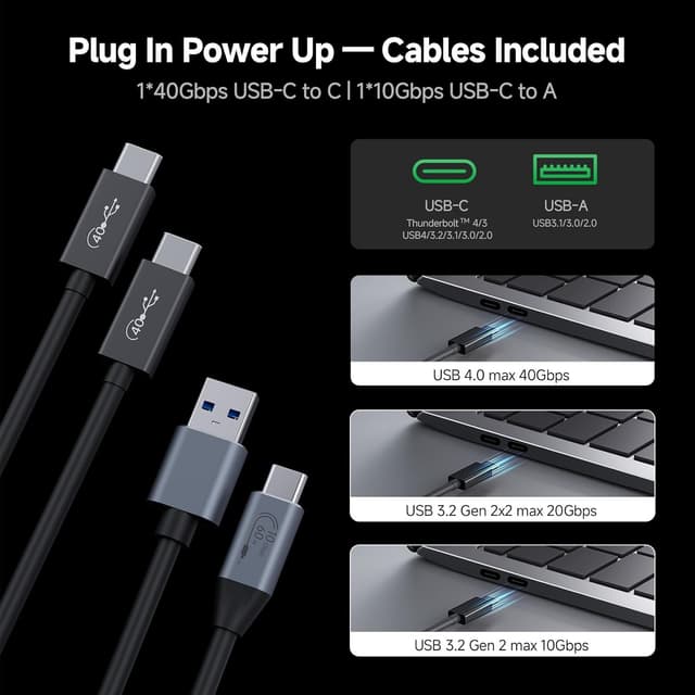 Thumbnail 5 de Fanxiang MP400 NVMe SSD-Gehäuse, 40 Gbps