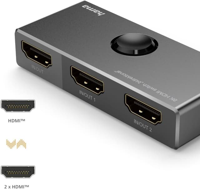 Thumbnail 6 de Hama HDMI Switch 8k Umschalter 2‑in‑1