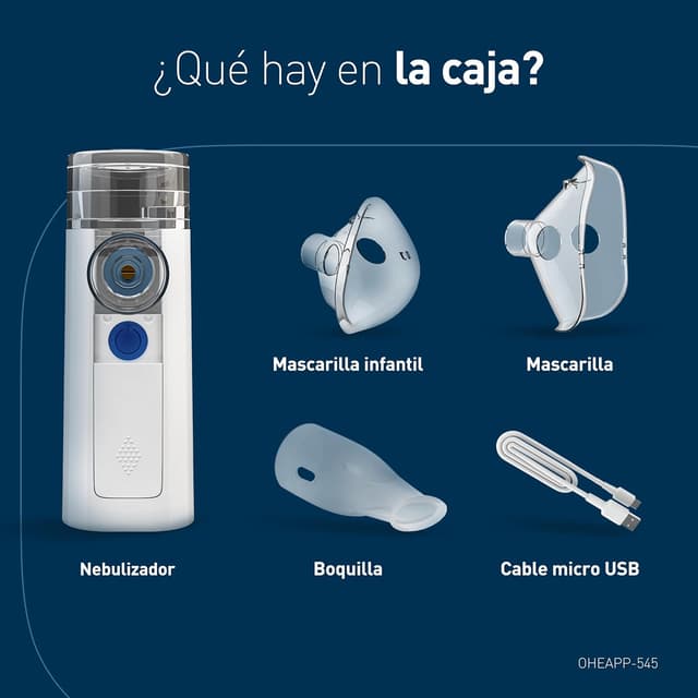 Thumbnail 7 de mini Air 360+ OMRON | Nebulizador portátil y silencioso 🌬️