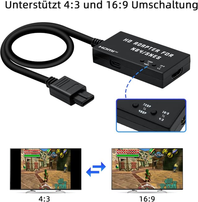 Thumbnail 5 de Mcbazel N64/SNES Konverter 480p