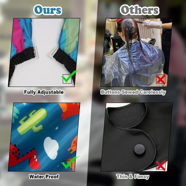 Thumbnail 4 de AYBUY Capa de peluquería niños Dinosaurio