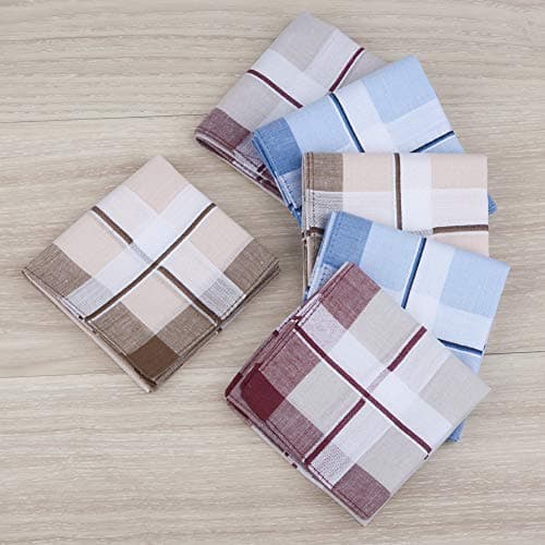 Thumbnail 3 de HOULIFE mouchoirs en coton, rayures, 6 pièces ⚙