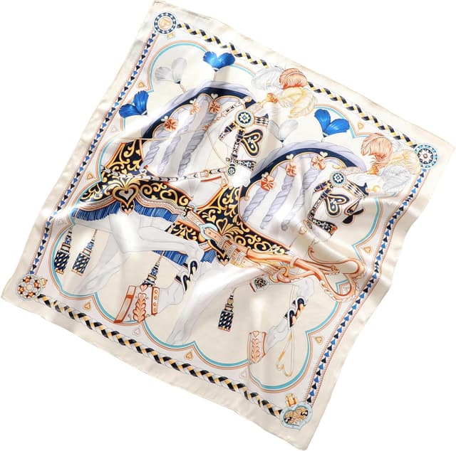 Thumbnail 5 de Foulard en soie de mûrier 66 x 66 cm ⚖