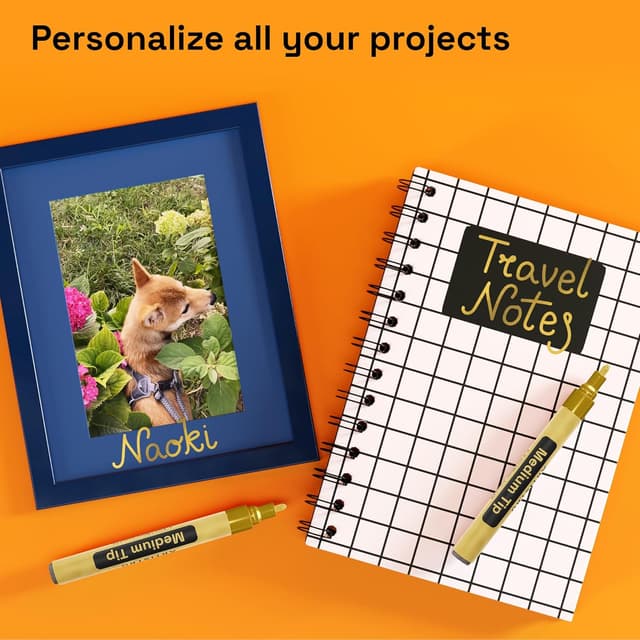 Detalle 1 de ARTISTRO 2 Gold oil marker medium tip