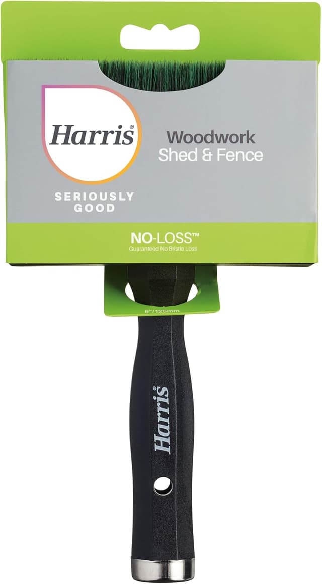 Detalle de Harris Seriously Good woodwork paint brush for shed & fence, 5in