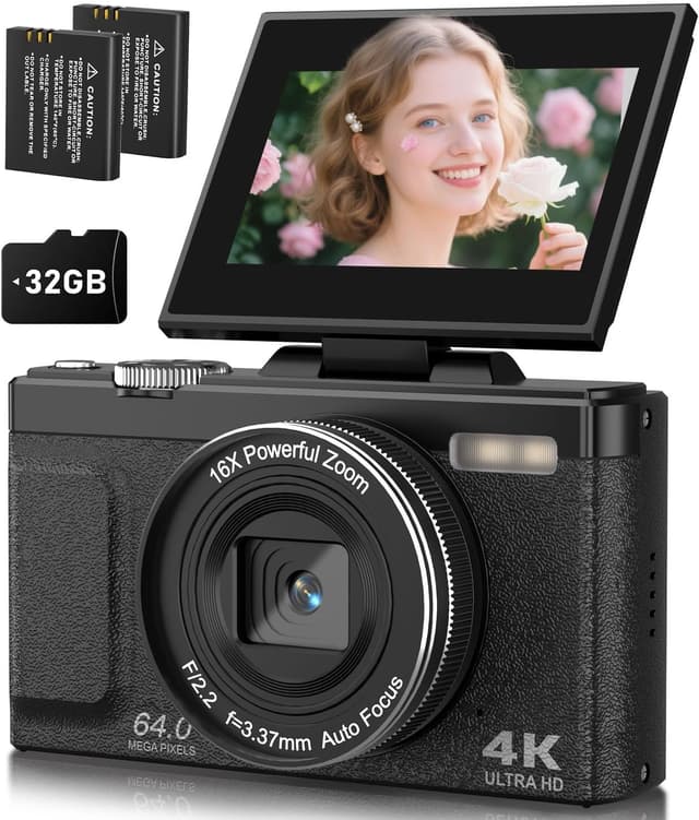 Imagen de EJXHKNF 64MP digital camera with 4K video en OfertitasTOP