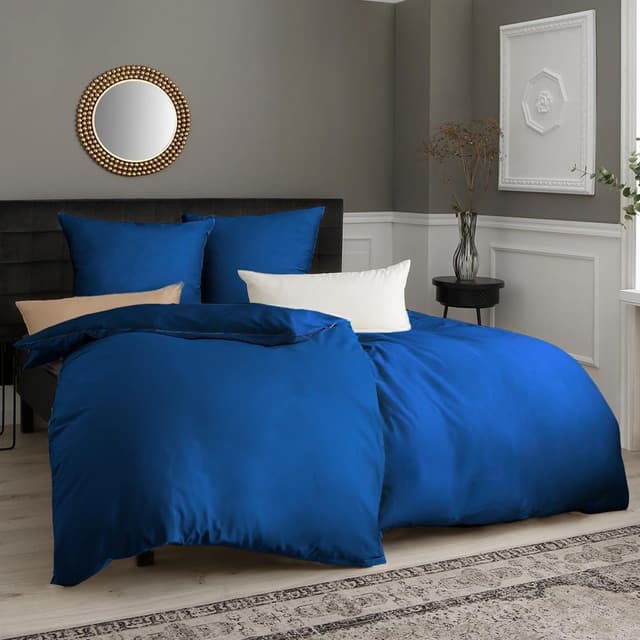 Imagen de Soifox Bettwäsche Königsblau 135x200 4teilig en OfertitasTOP