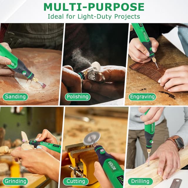Thumbnail 4 de Uolor Mini Cordless Rotary Tool 20,000 RPM